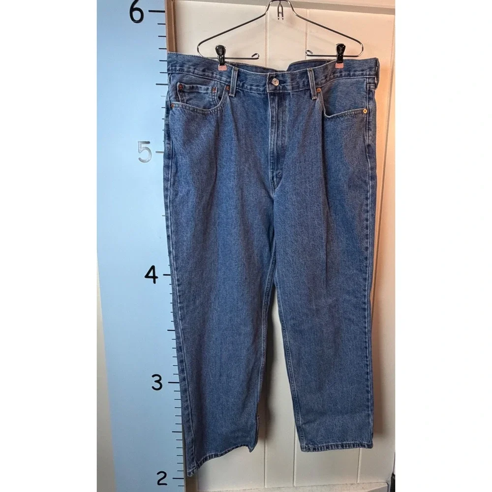 Levi's 550 Men's Relaxed Fit Blue Jeans Stonewash Blue 42X30‎